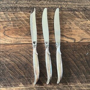 Rogers Brothers IS Dinner Knife Flair Silverplate Silverware Flatware